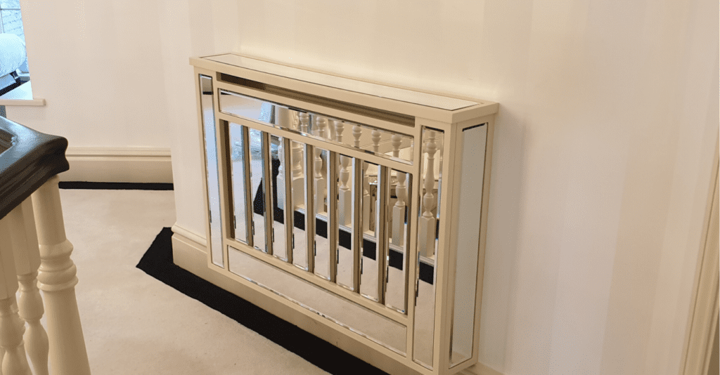 Mirrored Bespoke Radiator Cover